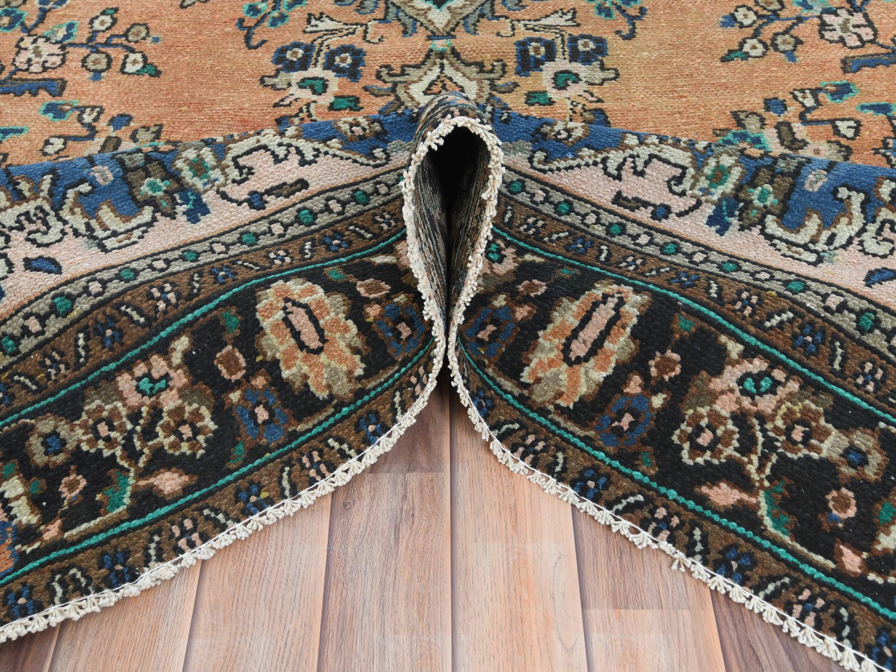 Overdyed & Vintage Rugs LUV730791